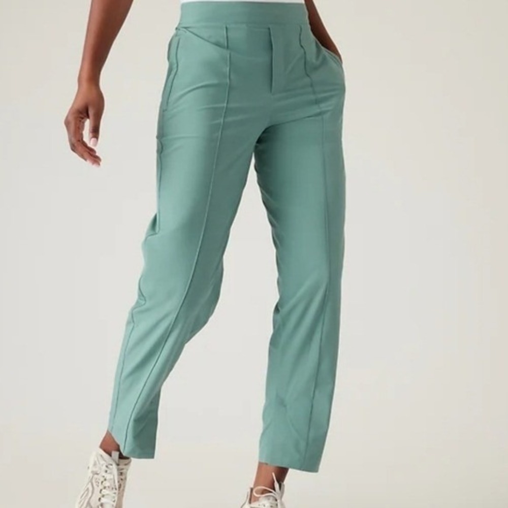 Athleta Womens Brooklyn Ankle Pants Athleisure Athletic S 6